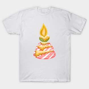 Cute Candle cake T-Shirt